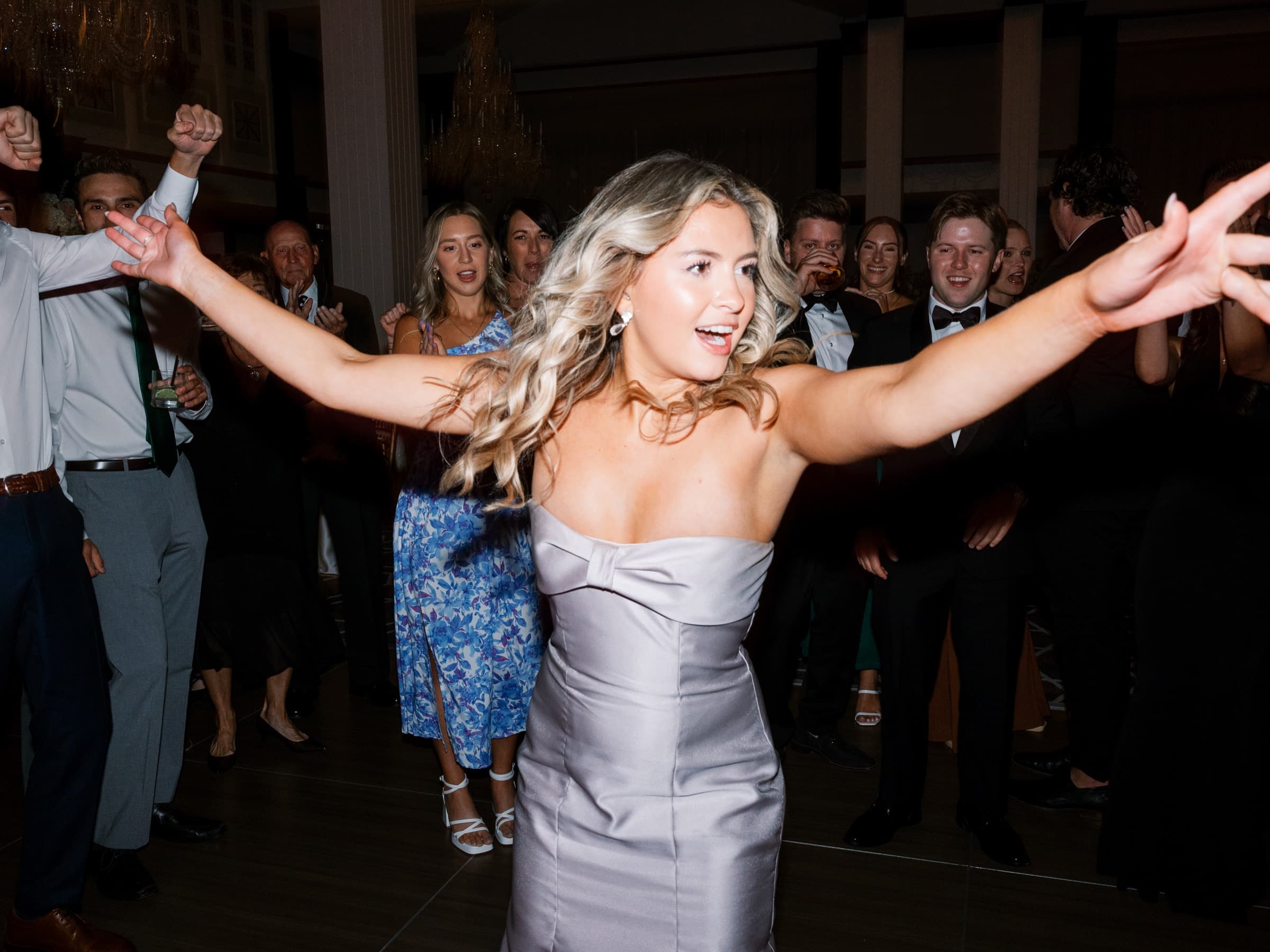 Peyton on the dance floor at Nemacolin